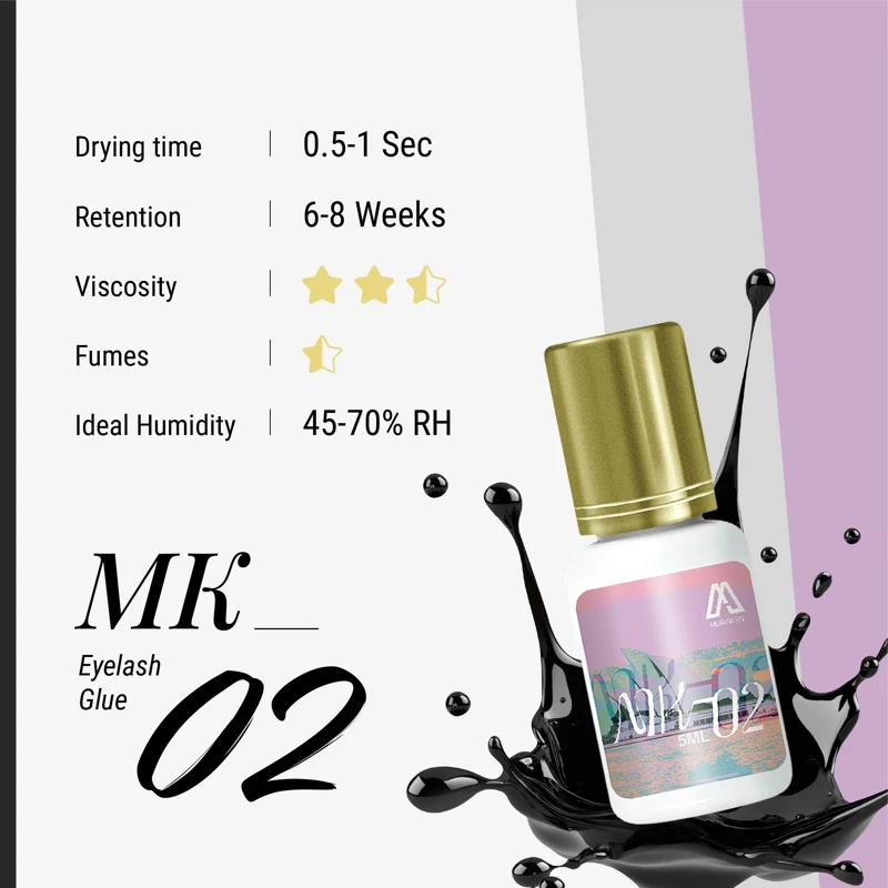 0.5 Dry Time Long Retention Eyelash Extension Glue